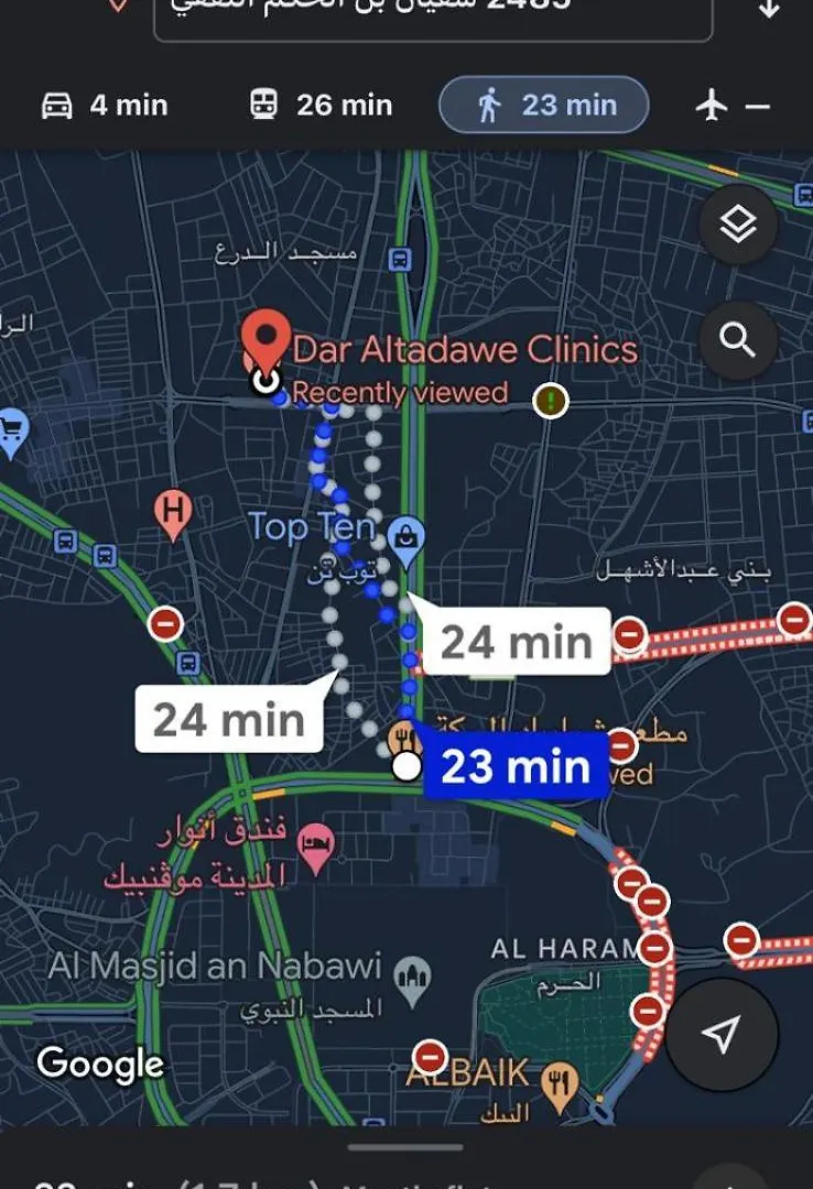 جناح واسع بقرب المسجد النبوي 104 دخّول ذاتي Self Check In Medina